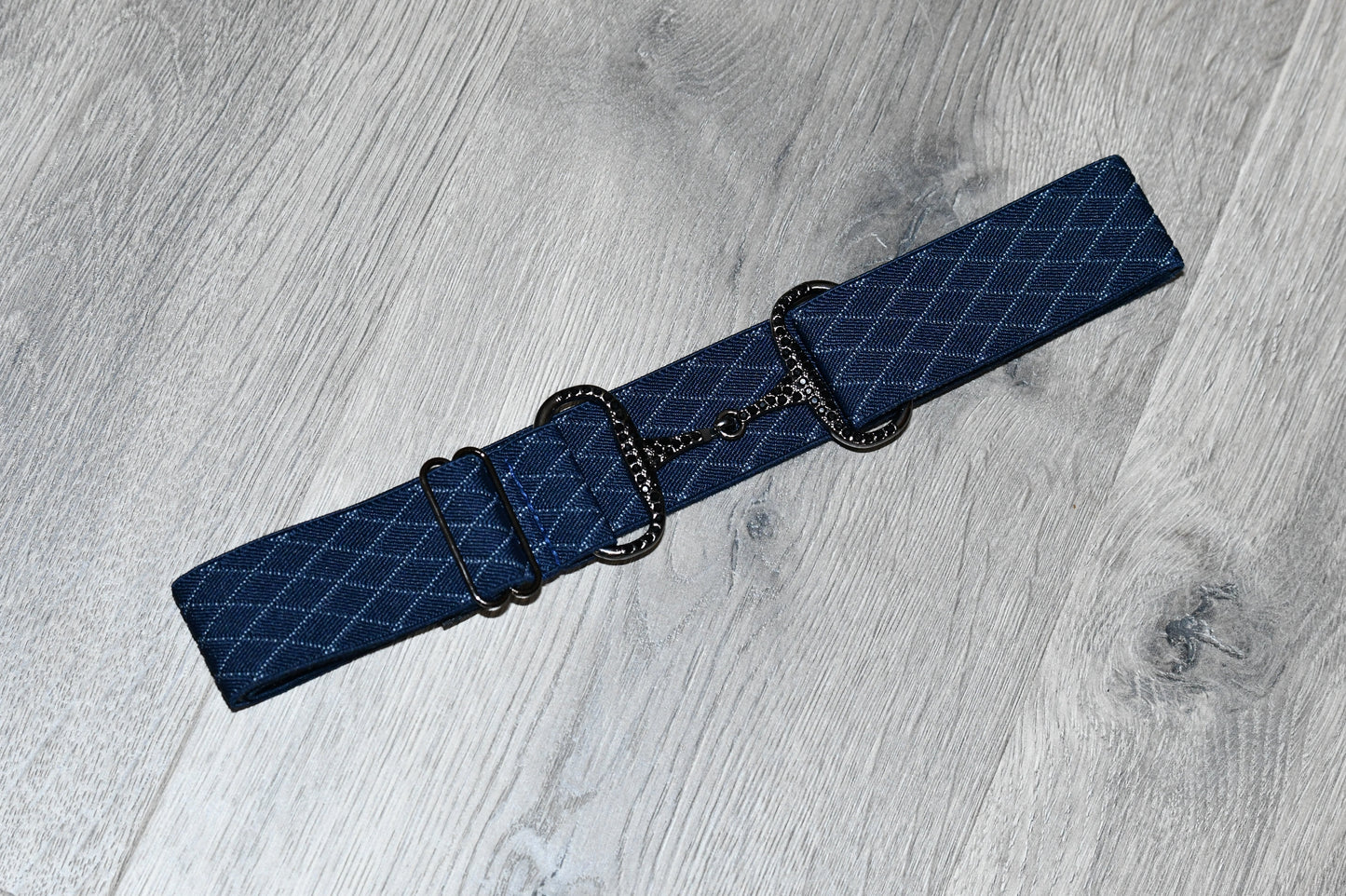 Light Grey Equestrian two tone long sleeve show shirt with logo on sleeve