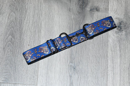 Light Grey Equestrian two tone long sleeve show shirt with logo on sleeve