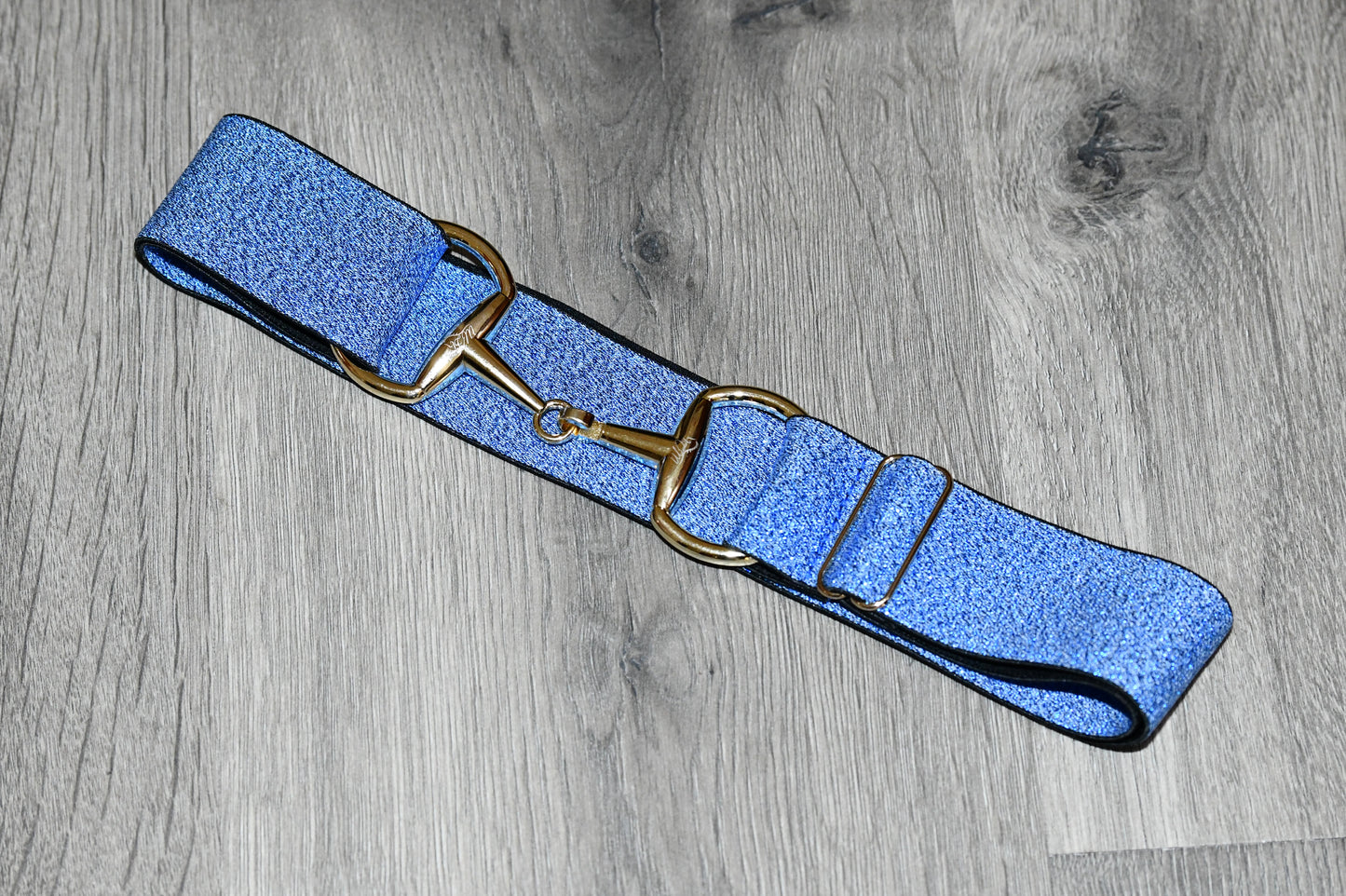 Light Grey Equestrian two tone long sleeve show shirt with logo on sleeve