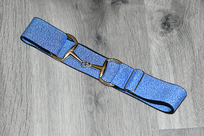 Light Grey Equestrian two tone long sleeve show shirt with logo on sleeve