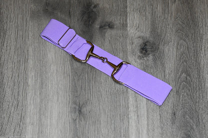 Light Grey Equestrian two tone long sleeve show shirt with logo on sleeve