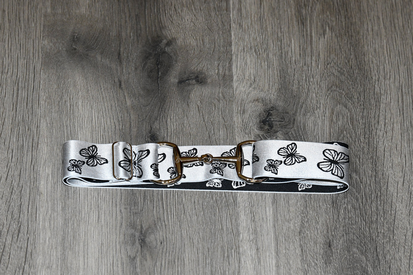 Light Grey Equestrian two tone long sleeve show shirt with logo on sleeve