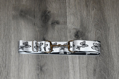 Light Grey Equestrian two tone long sleeve show shirt with logo on sleeve