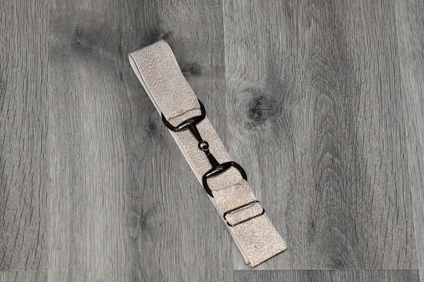 Light Grey Equestrian two tone long sleeve show shirt with logo on sleeve