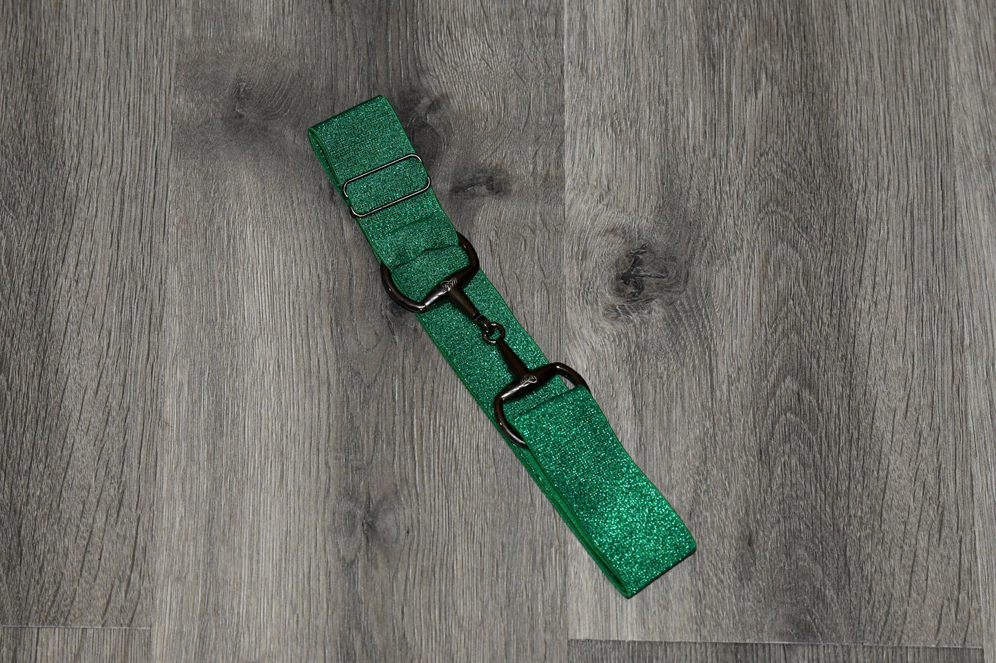 Light Grey Equestrian two tone long sleeve show shirt with logo on sleeve