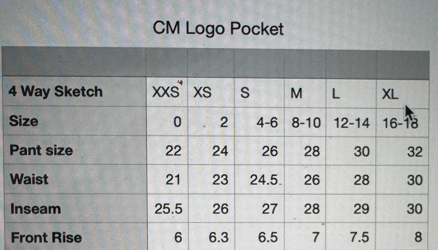 Green Button up Breeches Amy Green full bottomed logo CM pocket