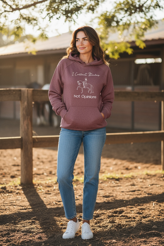 I collect strides not opinions hoodie
