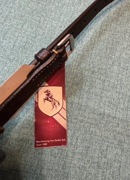 NEW Bobby’s English Tack Cob Size Brown Bradoon Hanger