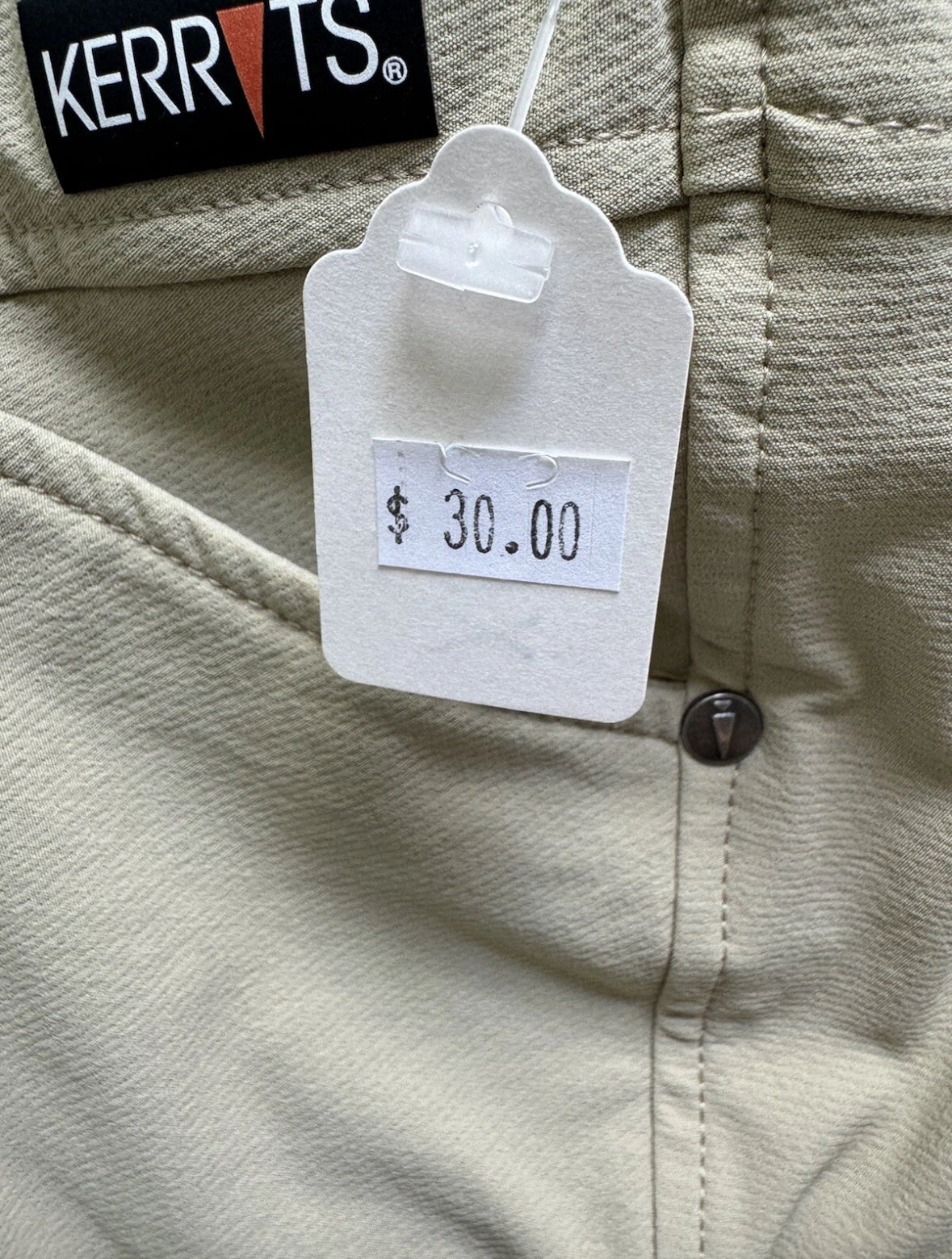 Consignment Kerrits Kids X-Large (16-18) Crossover Tan Breeches