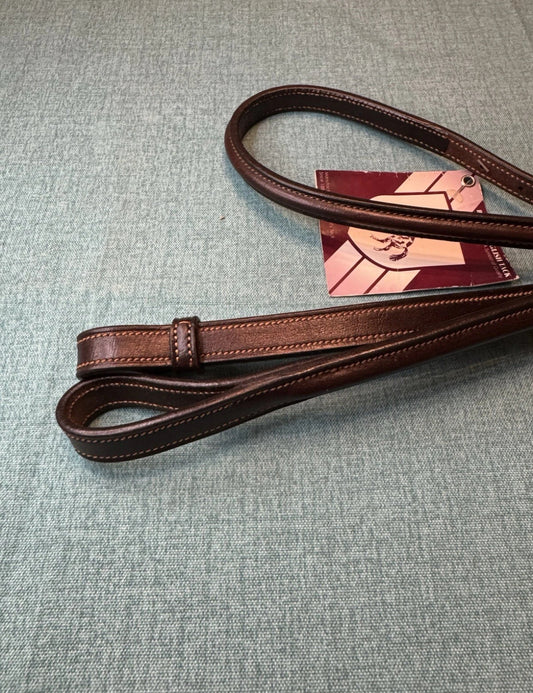 New Bobby’s English Tack Cob sized Raised Brown Standing Martingale