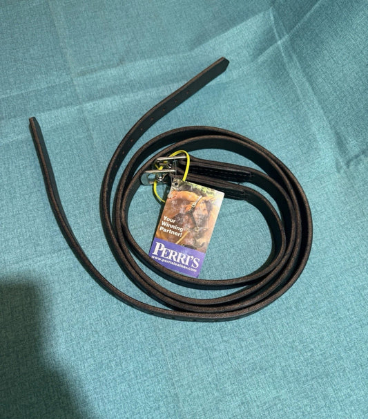 Perris 640 Black Premium English Stirrup Leathers 3/4"X48"