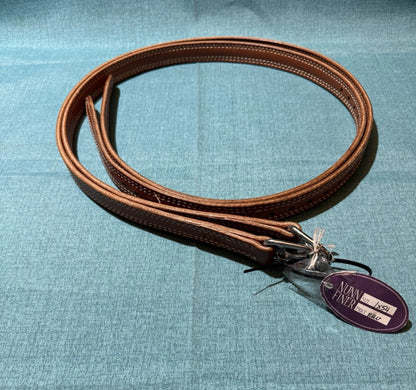 Nunn Finer Nylon Center Chestnut Stirrup Leathers 1”x54”