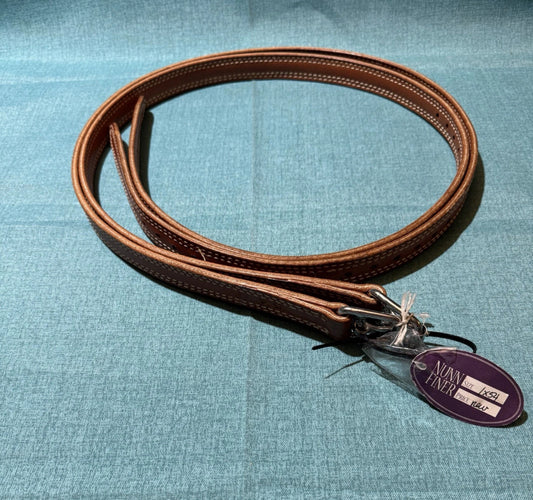 Nunn Finer Nylon Center Chestnut Stirrup Leathers 1”x54”
