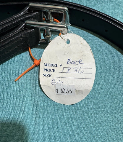 Blue Ribbon Black Stirrup Leather 1"X46"