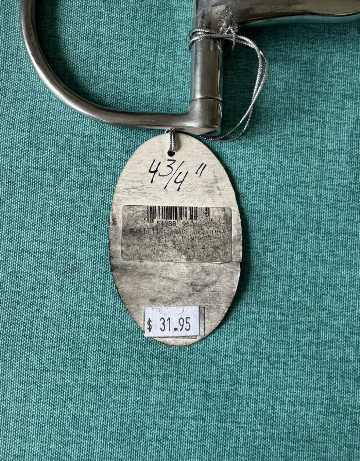 NEW 4 3/4” Coronet Large Dee Ring Snaffle