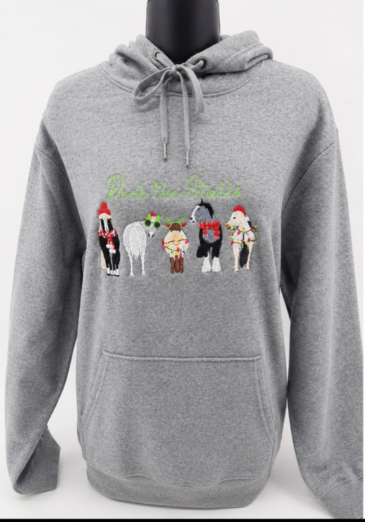 Deck the Stalls Christmas Sweatshirt
