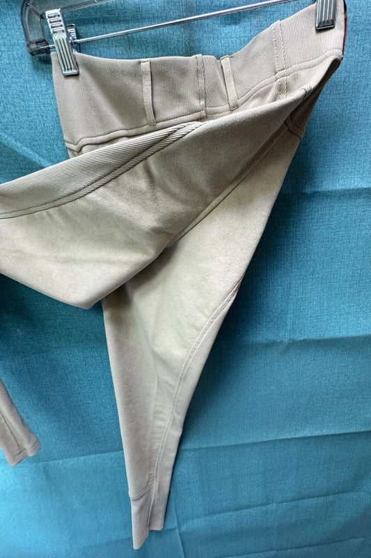 *NEW* Kerrits Ladies X-Small Full Seat Microcord Tan Breeches DISCONTINUED