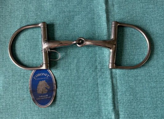 NEW 4 3/4” Coronet Large Dee Ring Snaffle