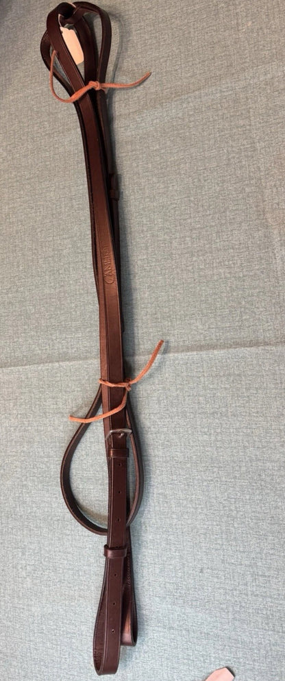 New Camelot Full size Brown Flat Leather Standing Martingale