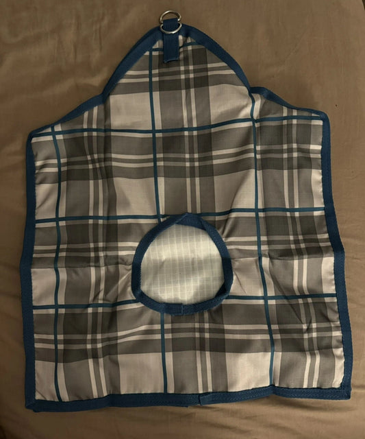 Starpoint Horsemanship Teal Plaid Hay Bag