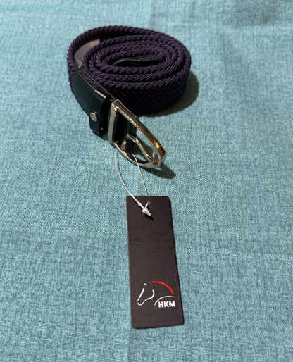 HKM Dark Lilac Elastic Belt-Lavender Bay w/Stirrup Buckle 75 (S)