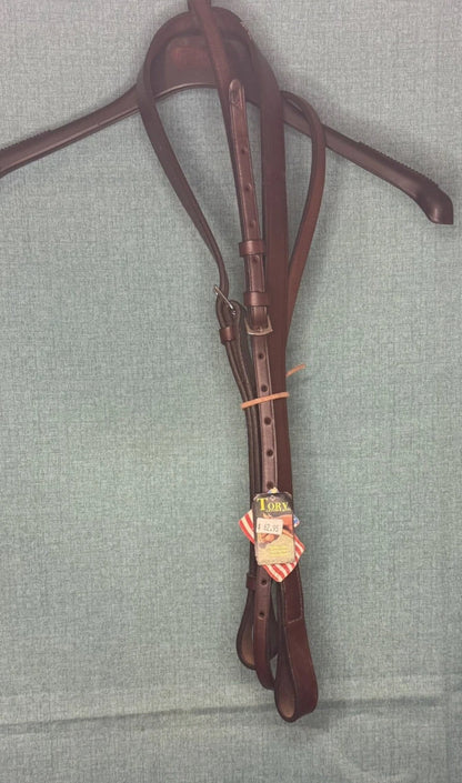NEW Tory Leather Full size Standing Martingale in Havana