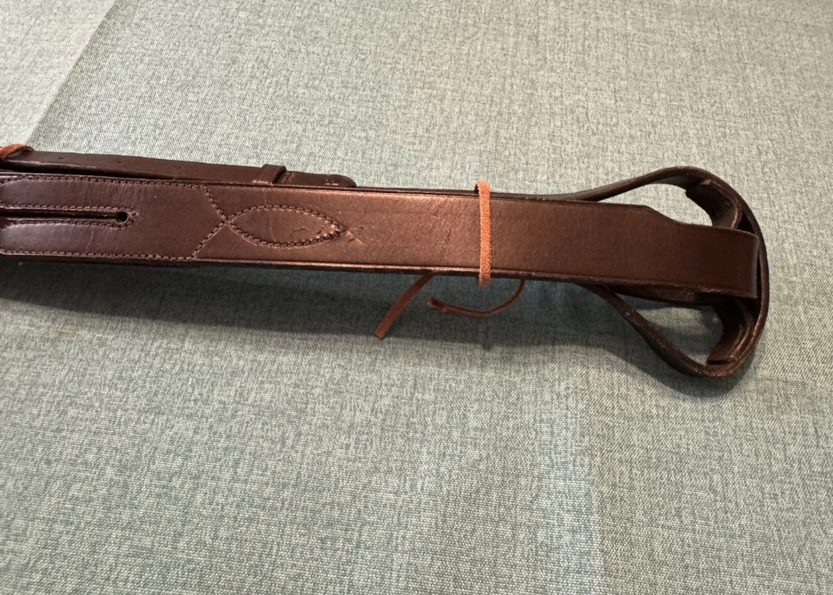 New Cob size No Brand Running Martingale Brown Leather