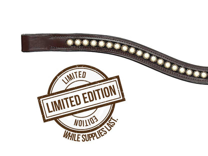 Gold Pearl Browband