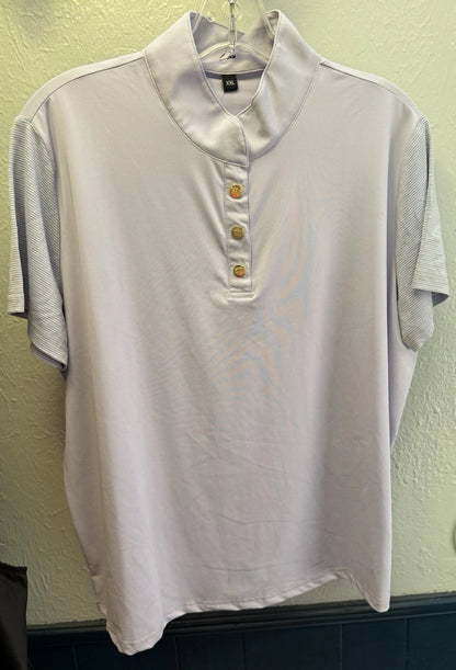 HKM Lavender Bay Shirt XXLarge – Lavender – Equestrian Top