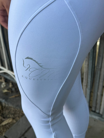 White Button Breeches full bottomed CM logo pocket