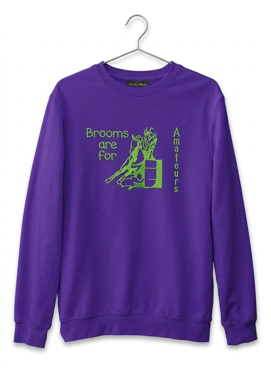 Lime Green Barrel Racer Embroidered Sweatshirt