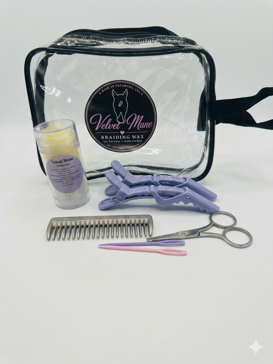 Velvet Mane Braiding Wax Kit