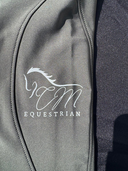 Green Button up Breeches Amy Green full bottomed logo CM pocket