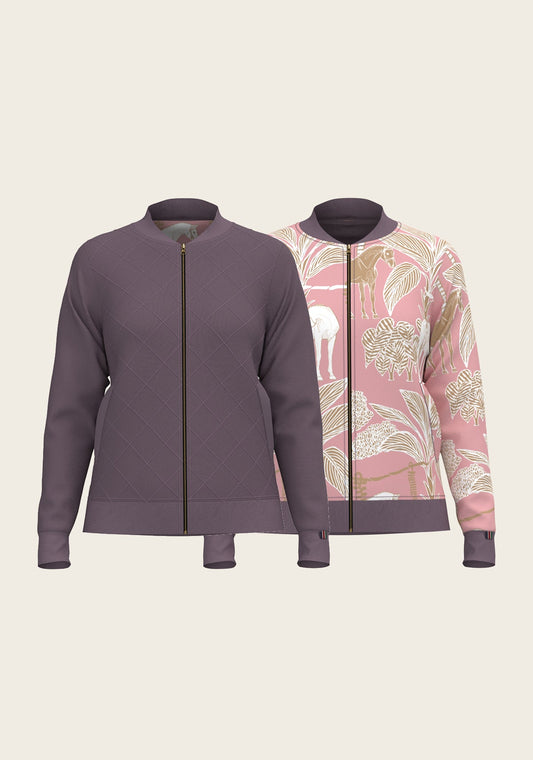  Poppy Seed Island Horses Reversible Jacket