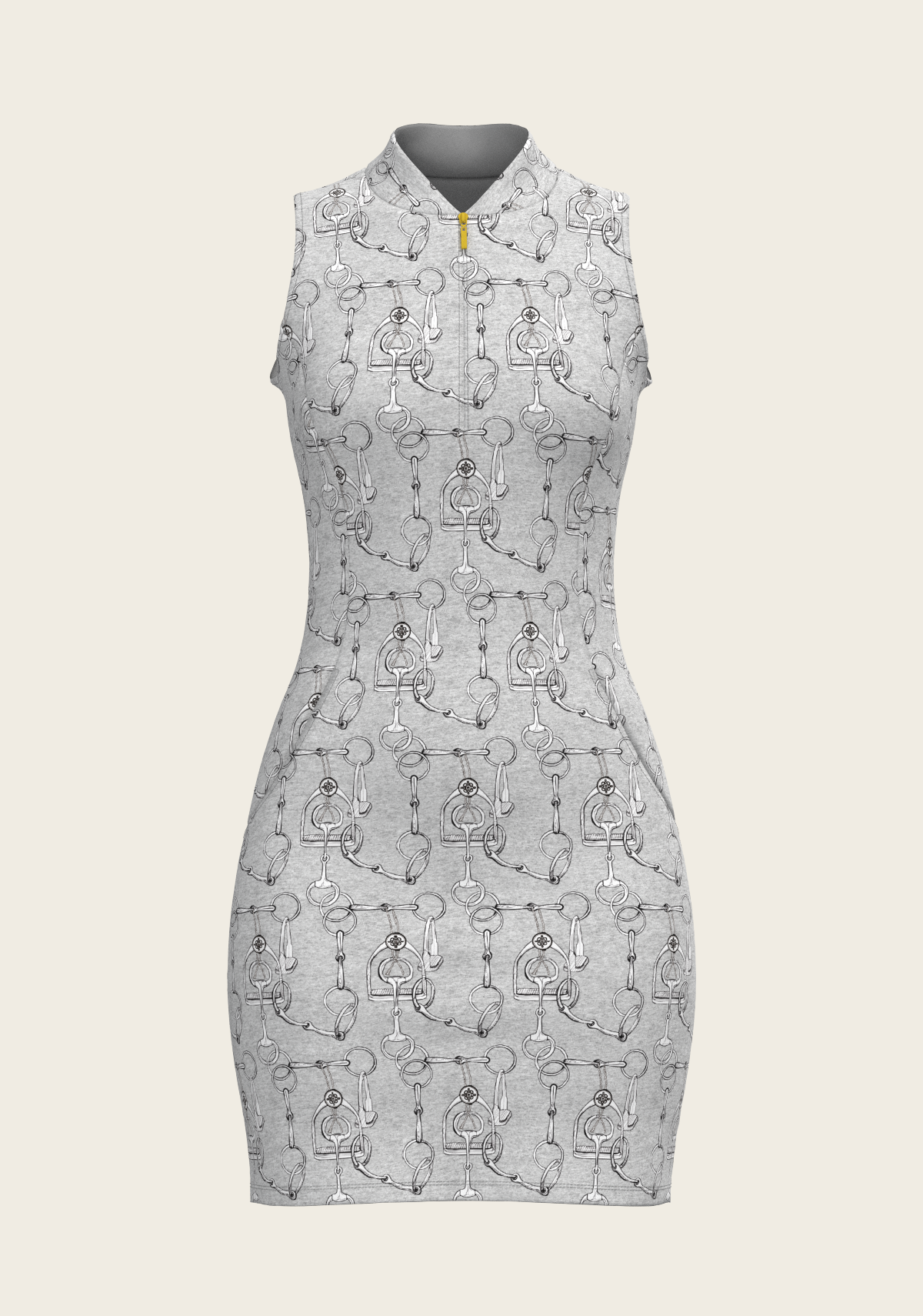 Melange Bits Golf Dress