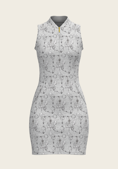 Melange Bits Golf Dress