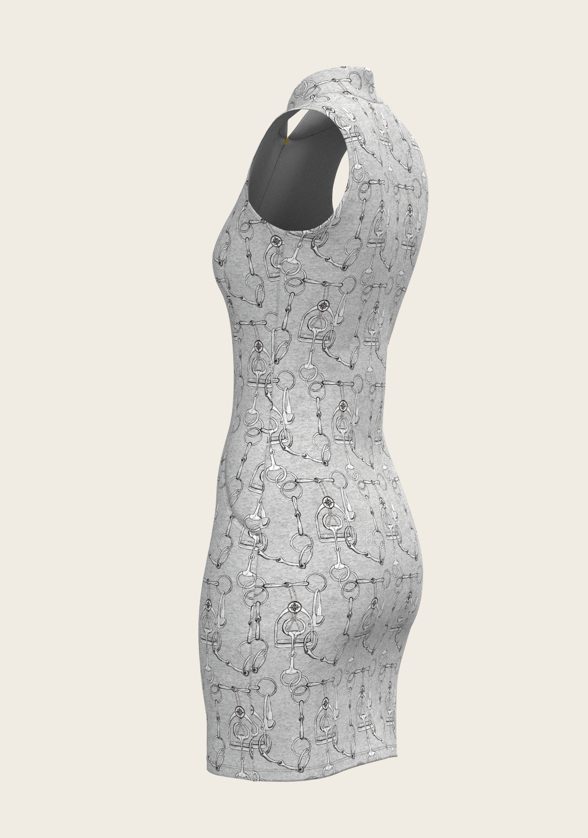 Melange Bits Golf Dress