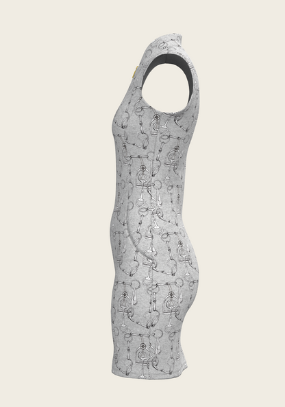 Melange Bits Golf Dress