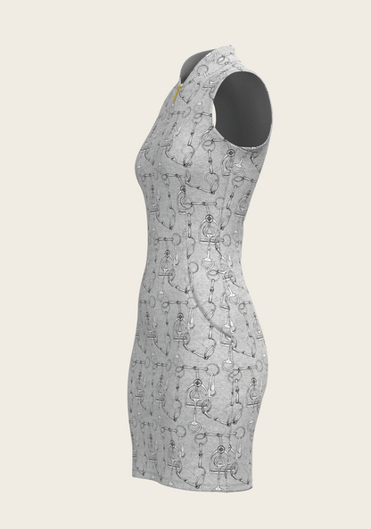 Melange Bits Golf Dress