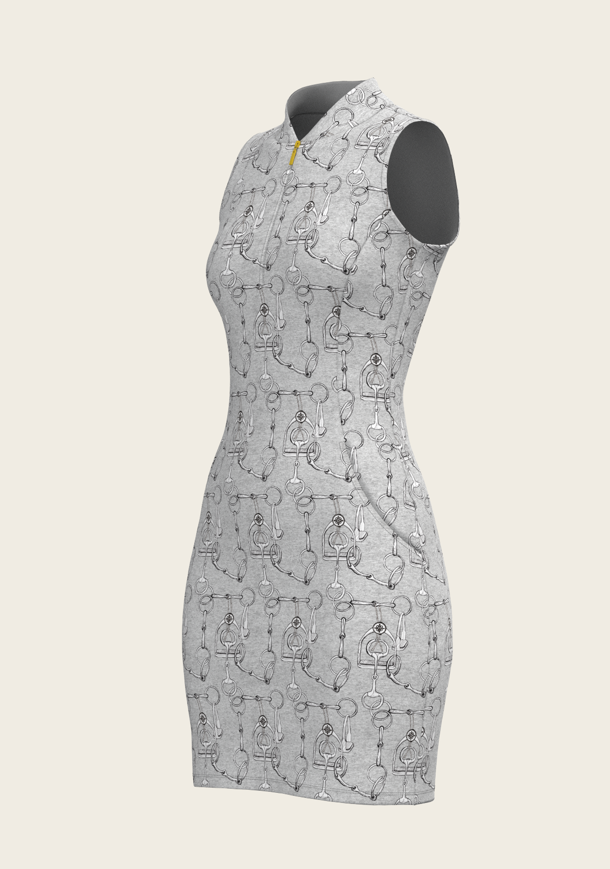 Melange Bits Golf Dress