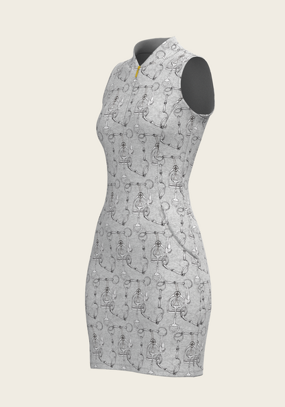 Melange Bits Golf Dress