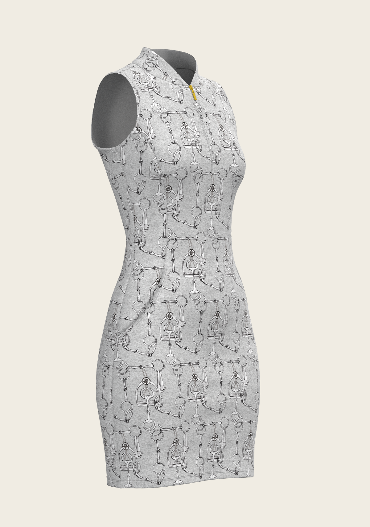 Melange Bits Golf Dress
