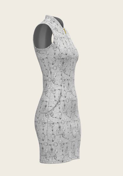 Melange Bits Golf Dress