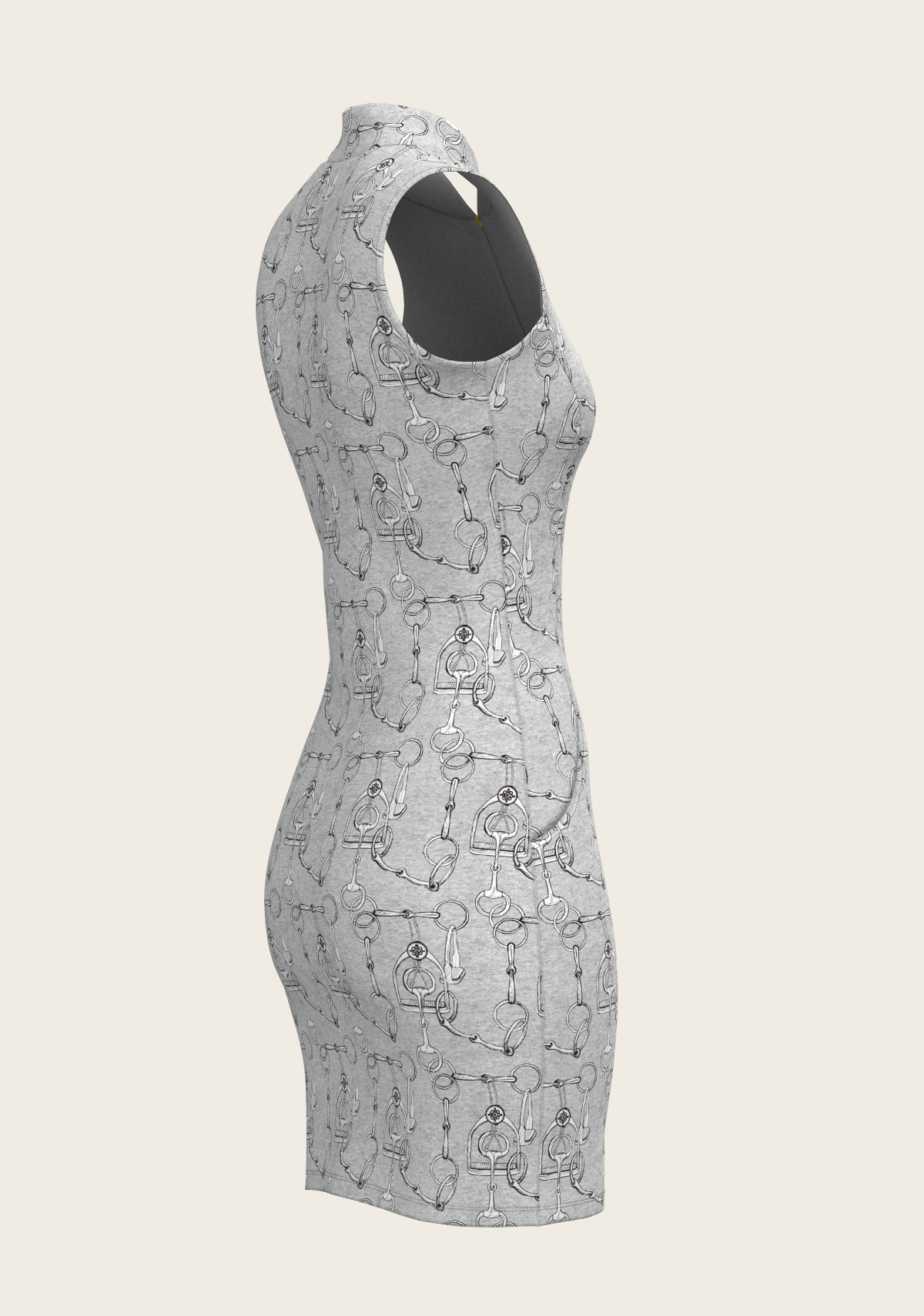 Melange Bits Golf Dress