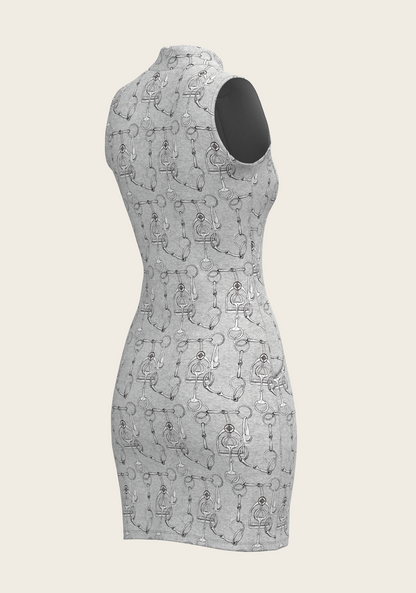 Melange Bits Golf Dress