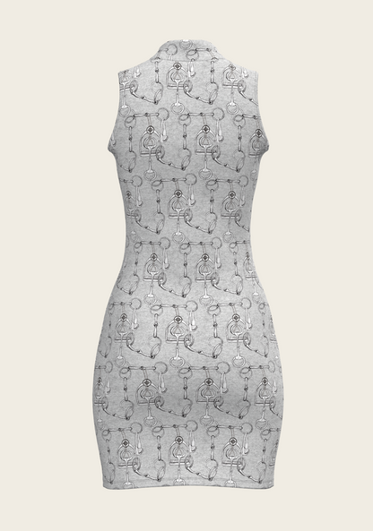 Melange Bits Golf Dress