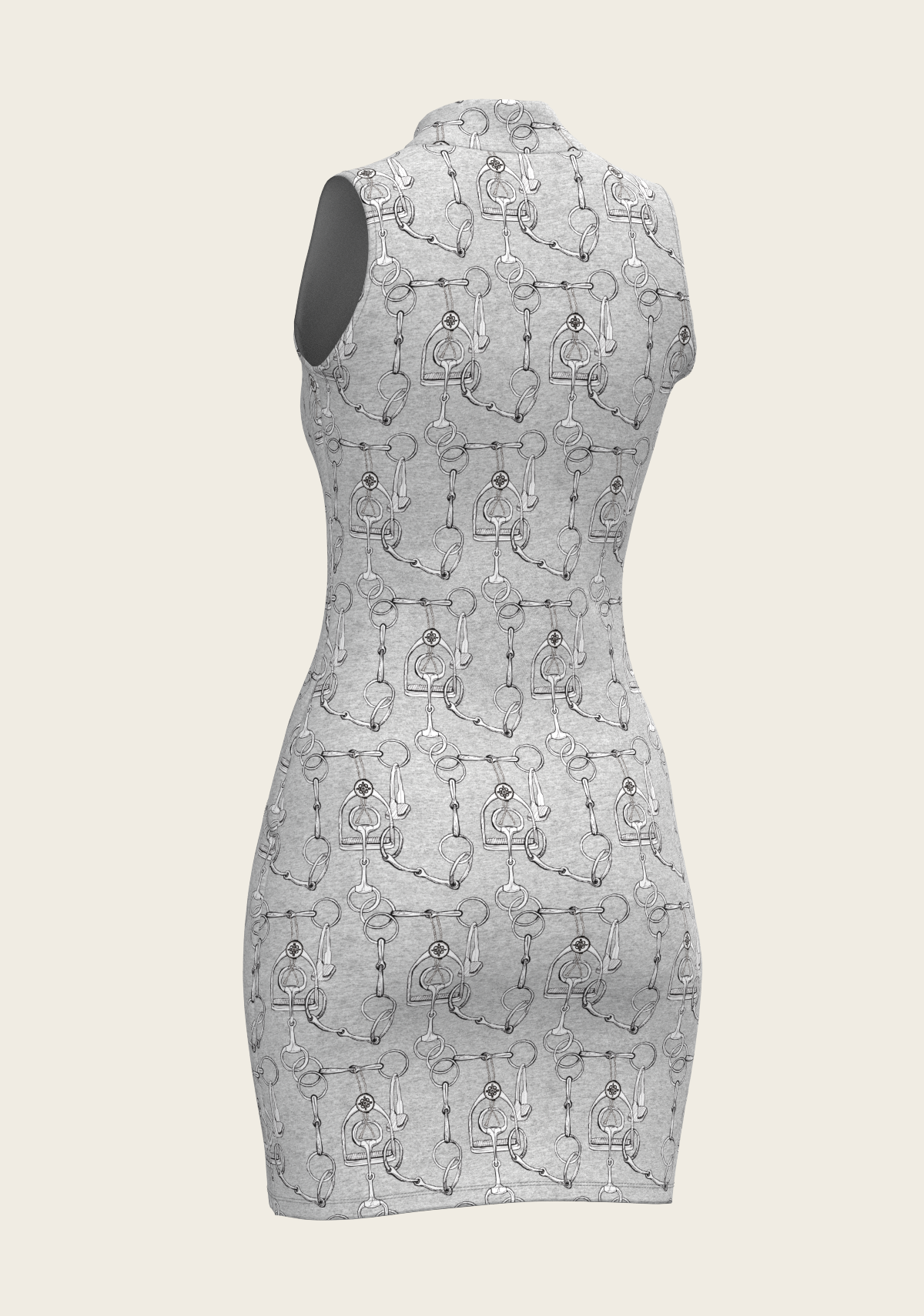 Melange Bits Golf Dress