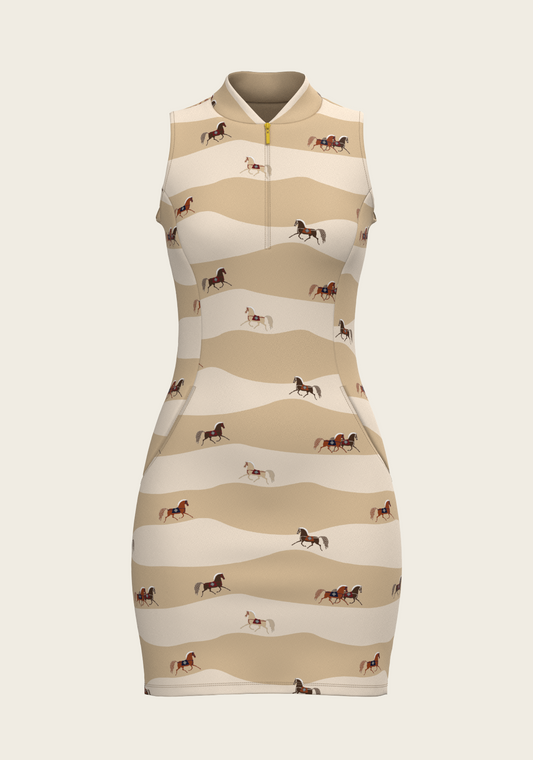 Gold Cheval Golf Dress