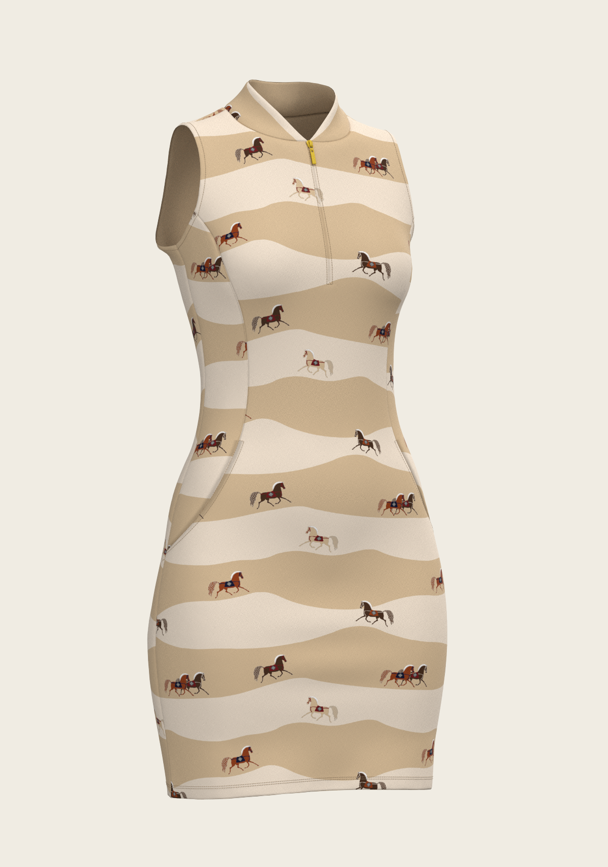 Gold Cheval Golf Dress