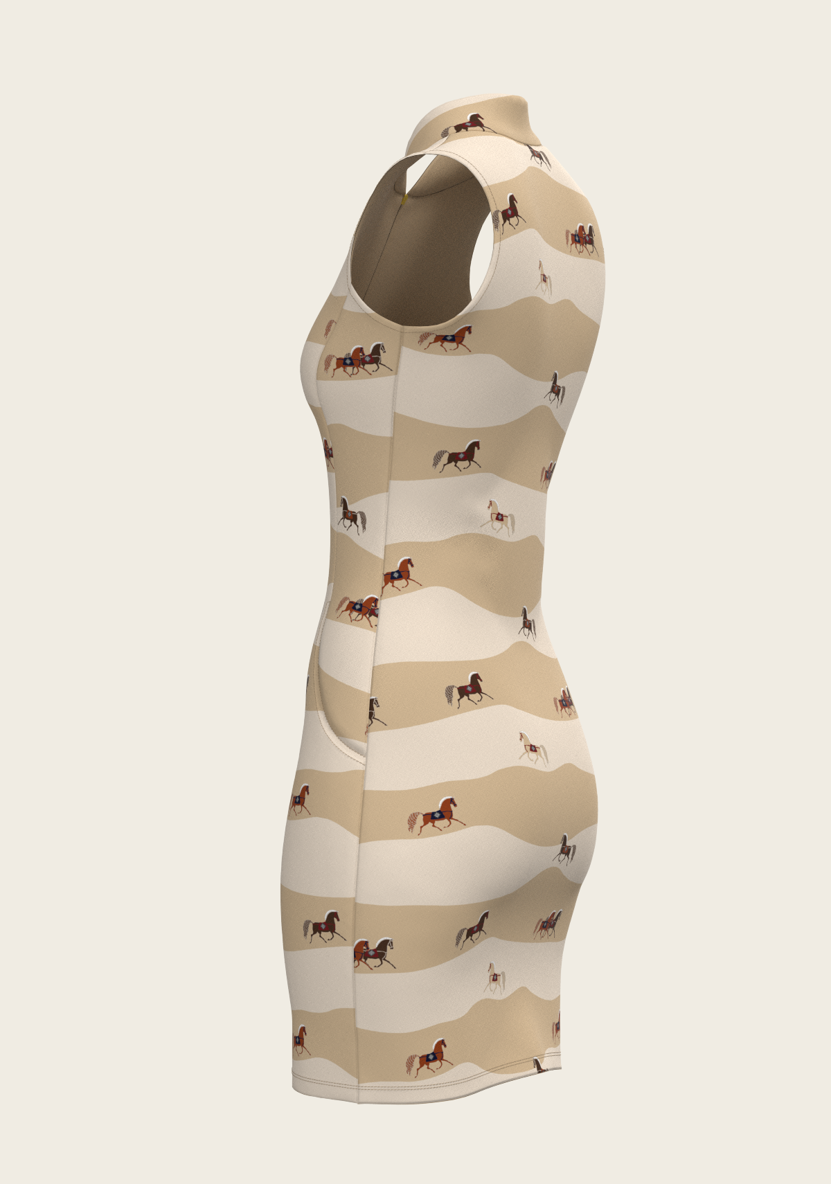 Gold Cheval Golf Dress